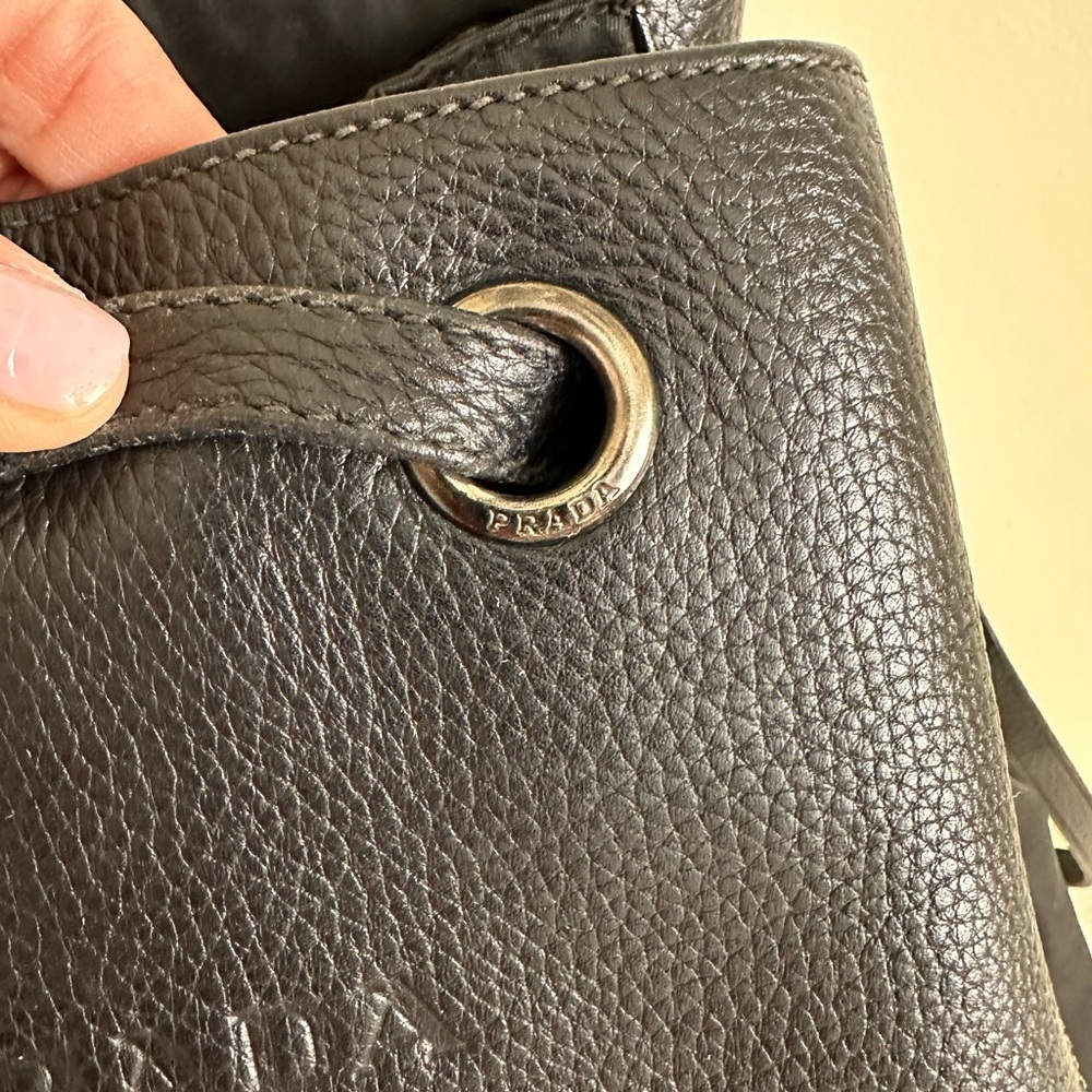 Prada Black Leather Backpack - Picture 14 of 16